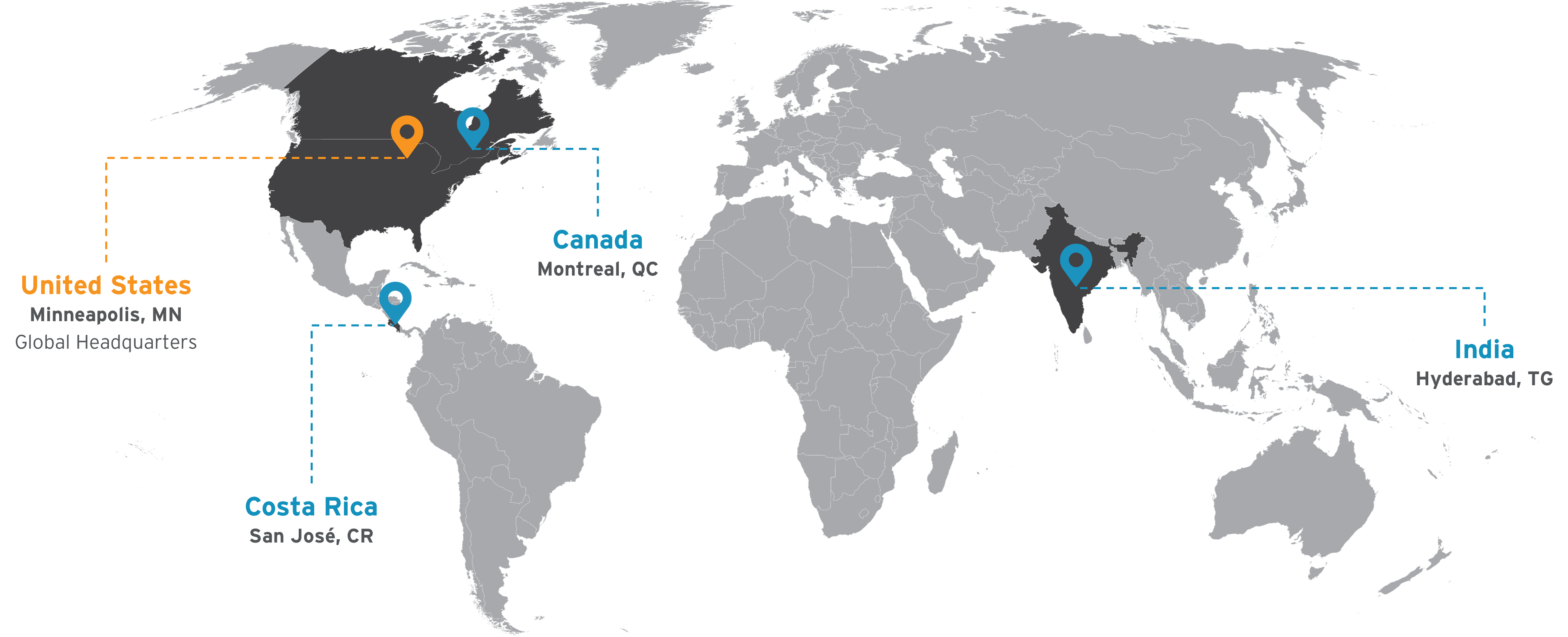 Clientek World Map